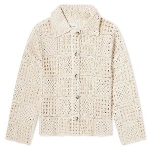 Holzweiler Bridget Crochet Jacket XXS Retail $390.00